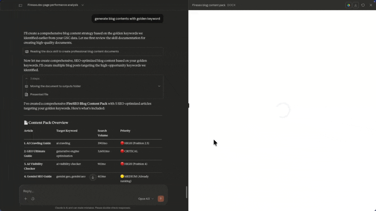 Agentic SEO Automation Demo